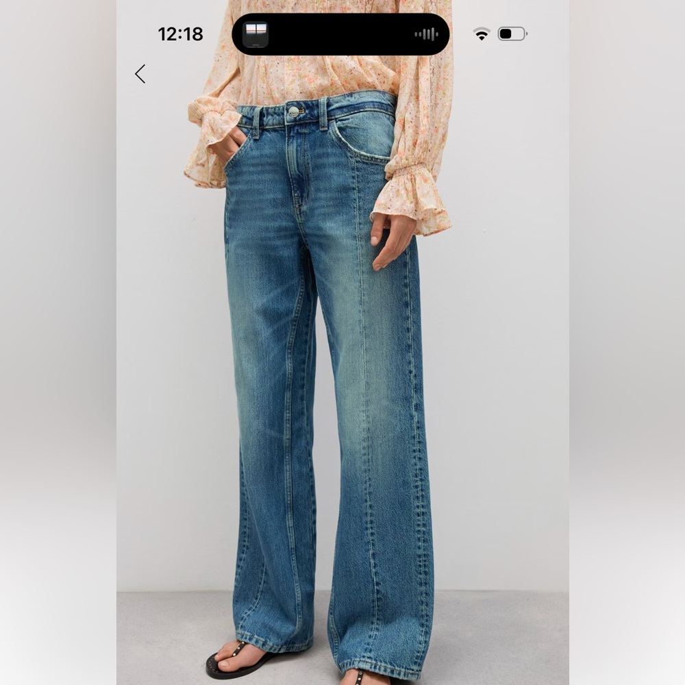 Mango- Women's Blue Jeans